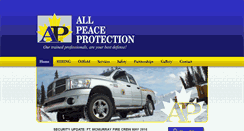 Desktop Screenshot of allpeaceprotection.com